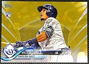 Actualización Topps Willy Adames Rookie 2018/2018 Gold Parallel RC #US281 - Imagen 1 de 2