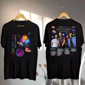 Coldplay Music Of The Spheres World Tour 2025 Unisex Cotton T-Shirt S-5XL US911 - Picture 1 of 2
