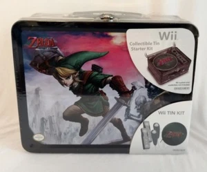 Nintendo Wii Legend of Zelda Starter Kit latta da collezione nuovo sigillato in fabbrica - Foto 1 di 6