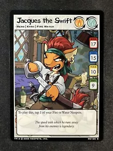 Neopets TCG 66/120 Jacques the Swift Curse of Maraqua Hero Uncommon NM - Picture 1 of 2