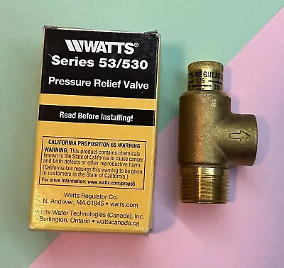 Watts 0372271 530C 3/4  Calibrated Pressure Relief Valve air pneumatic - Image 1 of 4