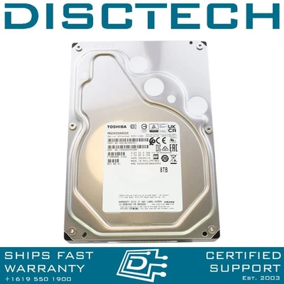 8TB SAS Toshiba MG08SDA800E LFF 12Gbps 7.2K 512e Enterprise Drive HDD Hard Drive - Image 1 of 3