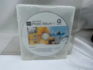 Jasc Paint Shop Photo Album 4 Picture Studio Software Disc CD ONLY Jasc Software - Picture 1 of 3