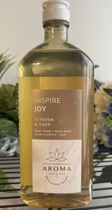 NEU: BATH & BODY WORKS AROMATHERAPIE INSPIRE JOY WACHOLDER & SALBEI WASCHGEL DUSCHGEL - Bild 1 von 5