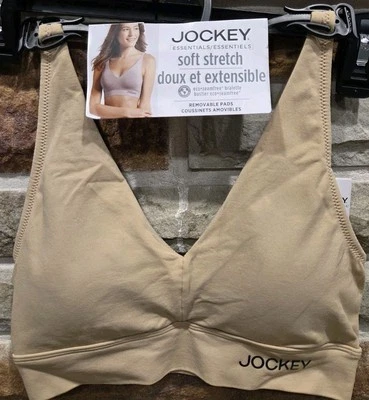 Jockey Essentials Soft Stretch plunge bralette. Size S  #020132/251❤️ NWT - Image 1 of 4