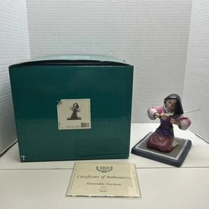 WDCC Disney  MULAN Figurine Honorable Decision COA Cast Member Exclusive - Picture 1 of 7