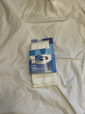 Dr. Scholl’s travel compression knee-high socks women’s size 4-10 white 1 Pair - Image 1 of 4