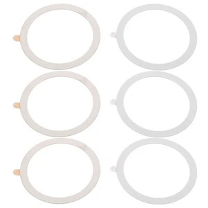 6 Pcs Bague Magnétique Étui Téléphone Portable Accessoires Anneaux Métal Autocollant Arrière - Photo 1 sur 12