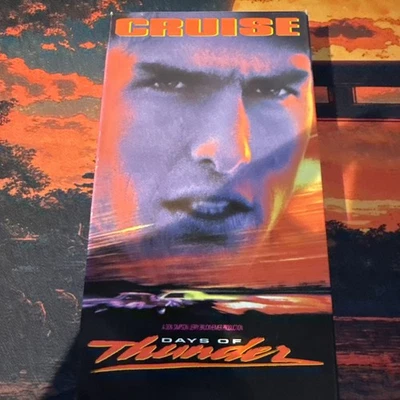  Days Of Thunder 1990 VHS Tom Cruise  TESTED - Image 1 of 2
