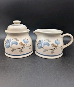 Johnson Brothers, Sirocco Blue, Zucker und Milchkännchen Set, England, 1979-80 - Bild 1 von 10