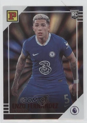 2022 Chronicles Base Premier League Panini Red Lasers Enzo Fernandez Rookie RC - Image 1 of 2