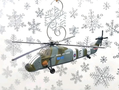 Westland Wessex Helicopter RAF 28 Squadron Royal Air Christmas Ornament HC2 - Image 1 of 4