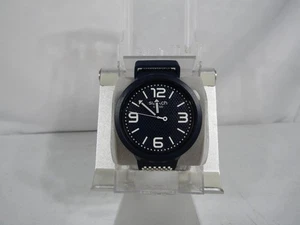 Swiss Swatch BIG BOLD BBCREAM Navy Blue & White Silicone 47mm Watch - Picture 1 of 2