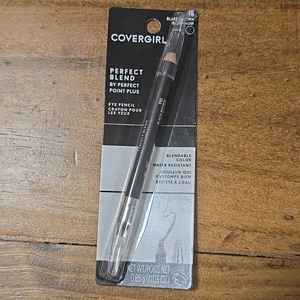 CoverGirl Perfect Blend By Point Plus Eye Pencil 110 Black Brown Blendable Color - Picture 1 of 10