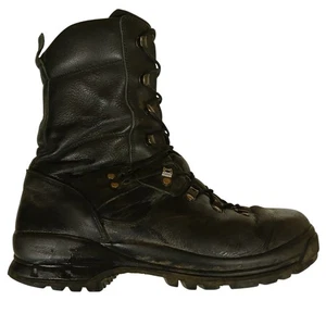 Altberg Patrol Boots Boot Black Leather Ex Police Vibram Sole Security Size 8 - Picture 1 of 10