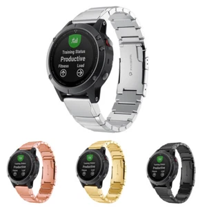 StrapsCo Stainless Steel Modern Bracelet Watch Band for Garmin Instinct 2 - Picture 1 of 5