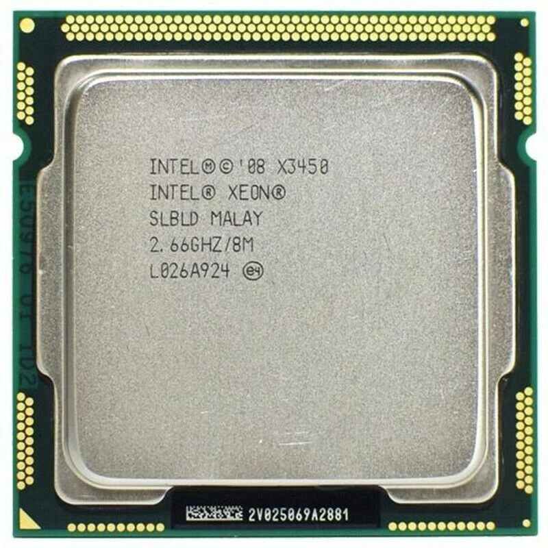 Intel Xeon X3450 CPU Quad-Core 2.66GHz 8M 1333MHZ Socket LGA1156 SLBLD Processor - Image 1 of 1