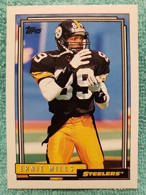 1992 TOPPS ERNIE MILLS #272 PITTSBURGH STEELERS - Image 1 of 4