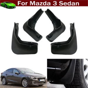 4pcs Car Mud Flaps Splash Guards Fender Mud Guards for Mazda 3 Sedan 2014-2026 - Picture 1 of 9