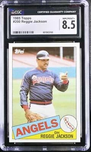 1985 TOPPS #200 REGGIE JACKSON CGC 8.5 NM/MINT + ANGELS 2506 - Picture 1 of 2