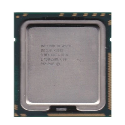 Intel Xeon W3540 2.93GHz 4-Core 8-Thread LGA 1366 8MB Cache 130W 4.8GT/s QPI CPU - Image 1 of 2