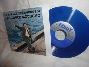 Domenico Modugno, La Strada Dei Successi, Italy Fonit EP 4265 7" BLUE Vinyl 1958 - Imagen 1 de 2