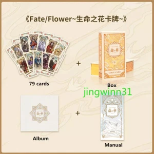 FGO Fate Flower Tarot Cards Characters Anime Collection 79 Piece Cards Album-New - Picture 1 of 11