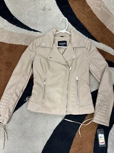 **Guess** Women's Faux Leather Motorcycle Jacket-e Medium And Small Available - Picture 1 of 4