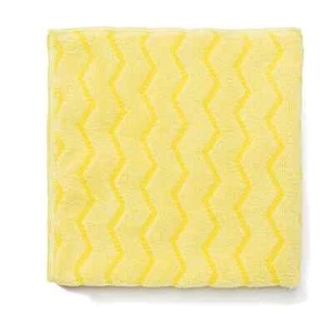 Rubbermaid Commercial Reusable Cleaning Cloths Microfiber 16 x 16 Yellow new - Picture 1 of 1
