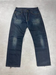 Vintage Kenzo Homme Distressed Denim Jeans Size 36 - Picture 1 of 17