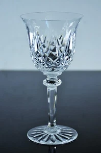 ANCIENNE 1 VERRE A VIN EAU CRISTAL TAILLE MODELE SAMMY TAILLE ST LOUIS 18,5cm - Bild 1 von 24
