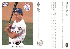 Olmedo Saenz 1996 Best Nashville Sounds #20 RC Card Nashville Sounds - Picture 1 of 1