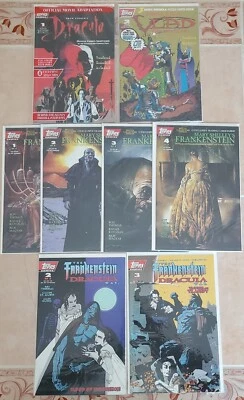 FRANKENSTEIN DRACULA WAR #2 & 3 Mary Shelley's Movie Adaptation #1-4 Bagged Vlad - Image 1 of 4