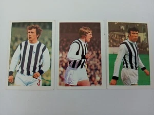 Lot x 3 FKS Fußball Aufkleber 1970 WBA West Bromwich Albion - Bild 1 von 2