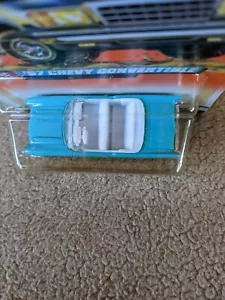 Matchbox 1997 #36/75 verde azulado 57 Chevy convertible clásico décadas envío gratuito a estados unidos - Imagen 1 de 5