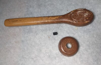 Pieza reclinable de palanca de mango La Z Boy agrietada agujero de estrella perezosa con cubierta de perno apretado Foto 1 de 4