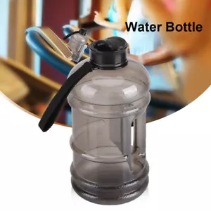 2.2L Water Bottle Kettle Sports Cup Camping Gym Large Capacity Outdoor Blac H - Picture 1 of 12