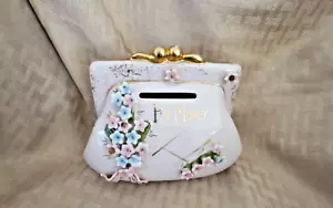 Vintage Essay PIN MONEY Purse Coin Bank 583 - Picture 1 of 6