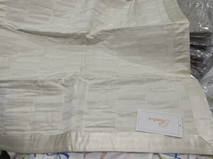 1000 $ Pratesi Italien Neu mit Etikett 2 Stck. Euro Kissenbezüge Baumwolle Seide Piquet creme elfenbein - Bild 1 von 10