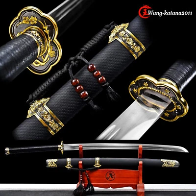 44'' Sharp Chinese Sword 1095Steel Ming Dynasty Brotherhood of Blades Combat Dao - Image 1 of 4