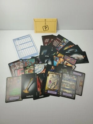 CLUE Cards Set of 29 2013 Board Game Replacement Pieces Parts Score Pad - Image 1 of 4