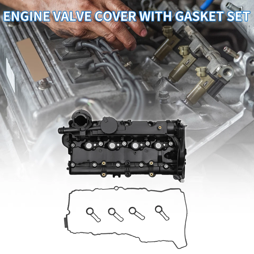 Front Engine Valve Cover with Gasket No.11128508570 for BMW X3 2008-2010 1 Set Foto 1 de 4