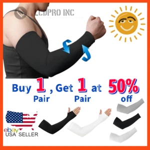 Kühlhülsen Outdoor Arm Abdeckung SUV Sonnenschutz Sport Herren Damen Jugend 1 Paar - Bild 1 von 20
