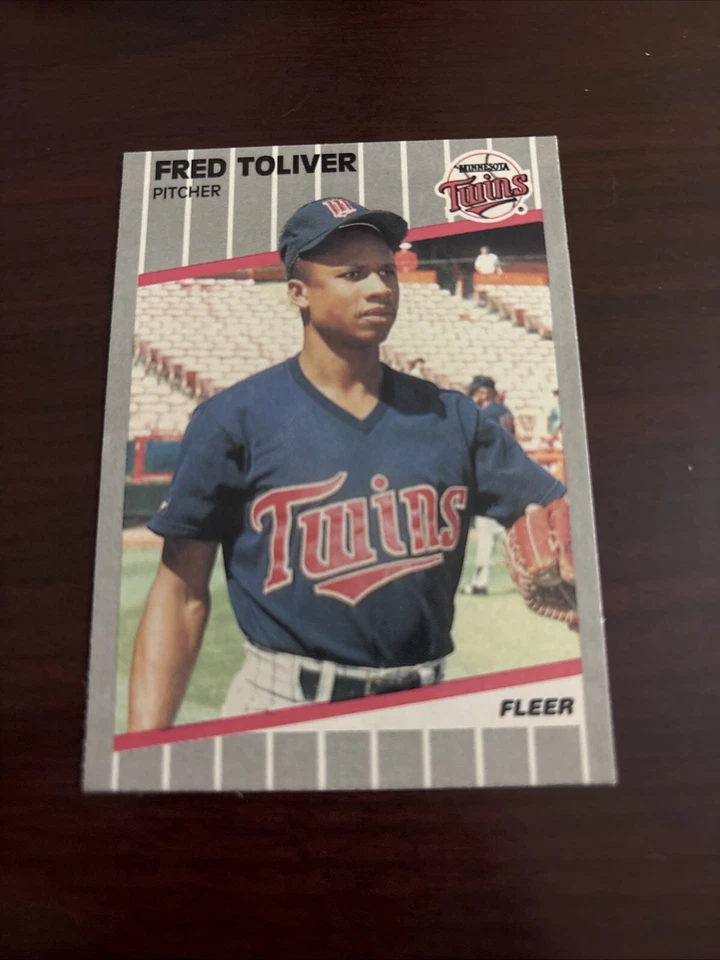 1989 Minnesota Twins Fred Toliver Fleer #126 - Image 1 of 1