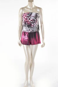 NWOT STWELVE LEOPARD ROMPER DRESS GREAT CONDITION MEDIUM M - Picture 1 of 4