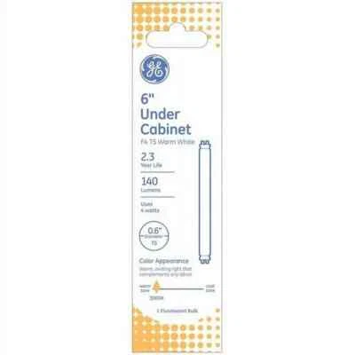 T5 Bulb 6" Warm White F4 Fluorescent NEW 4W .6D Under Cabinet 155 Lumen - Image 1 of 4