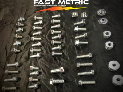 64pc Suzuki Bolt Kit DR-Z400 DRZ250 DRZ400 DRZ125 200 350 400 650 DR 70 100 110 - Image 1 of 4