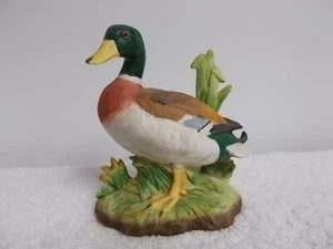 Vintage Homco Colorful Mallard Duck Porcelain Figurine 1456 - Picture 1 of 6