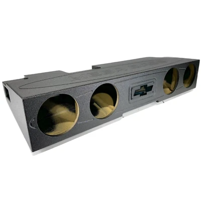 Корпус сабвуфера Silverado Sierra 14-18 с двойной кабиной 4x8 портированный передний огонь - Изображение 1 из 4