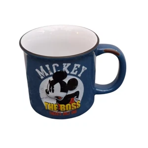 Mickey Mouse Mug The Boss There's Only One Distressed Style Paris 8.5 cm High - Imagen 1 de 17